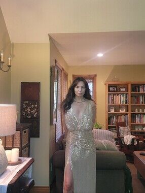 Zara Gold Sequin Dress